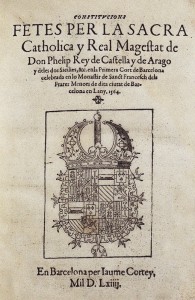 Constitucions-CortsCatalanes-1564